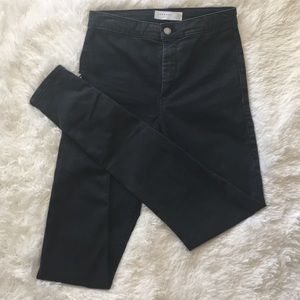 •Never Worn• Black Topshop Joni Jeans W28!